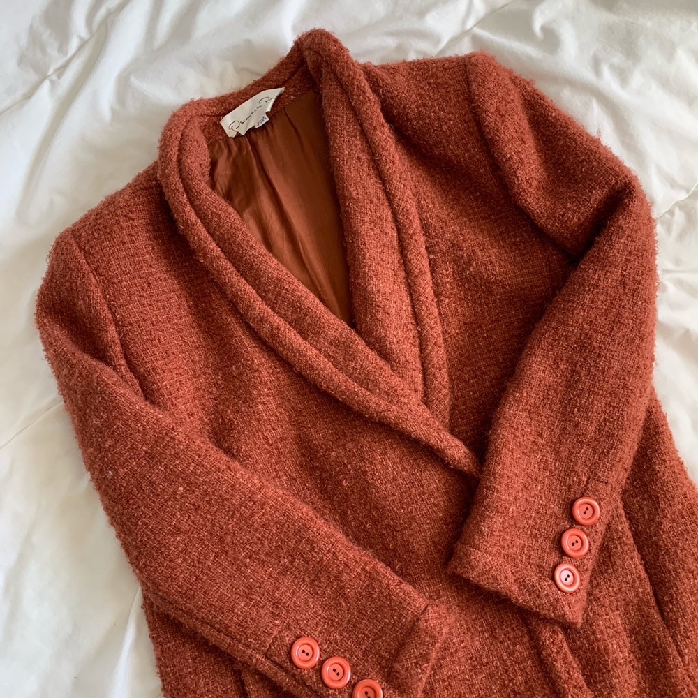 Vintage Oscar De La Renta Tweed Jacket - Picture 1 of 5